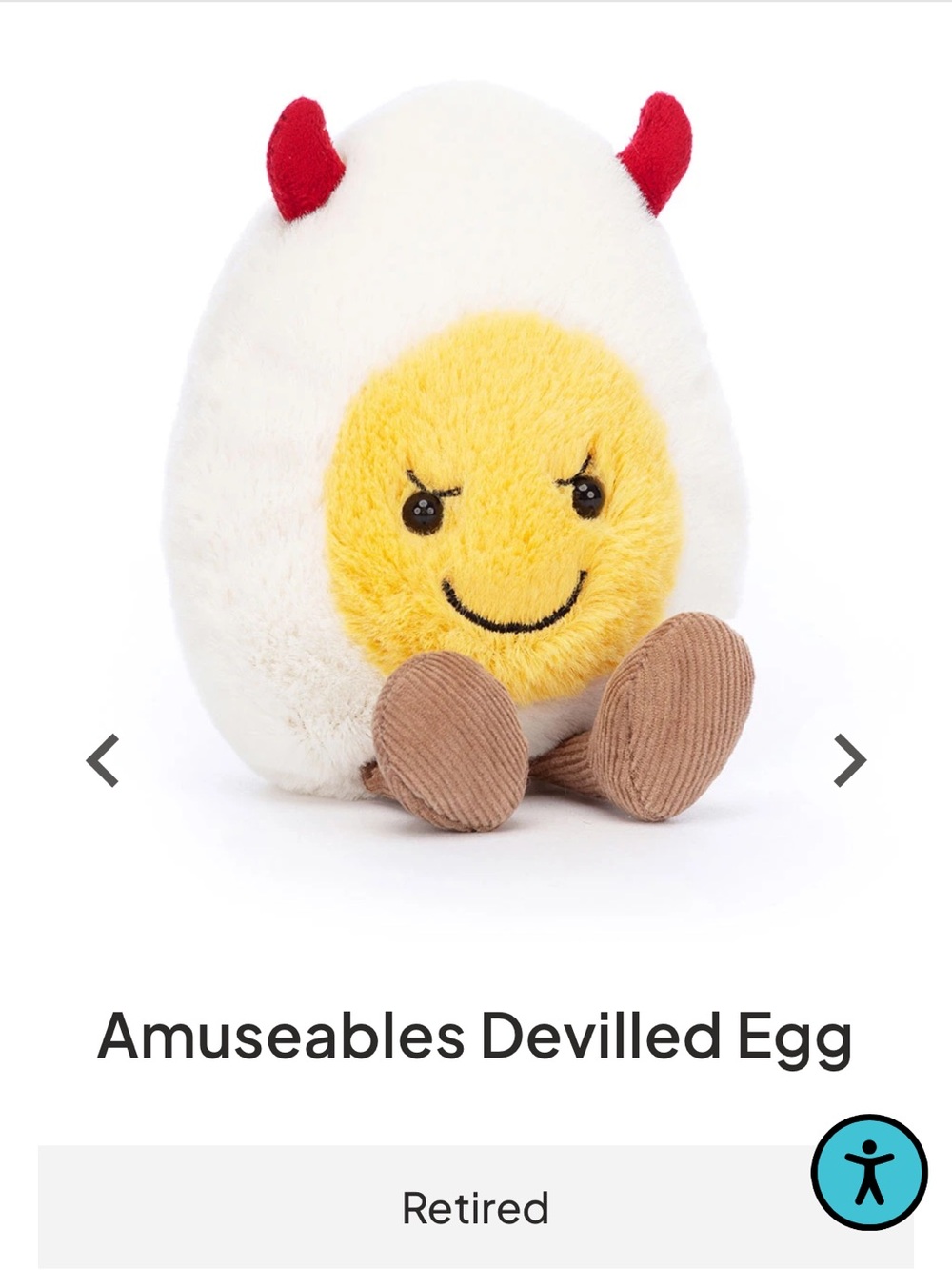 Jellycat Amuseable Devilled Egg